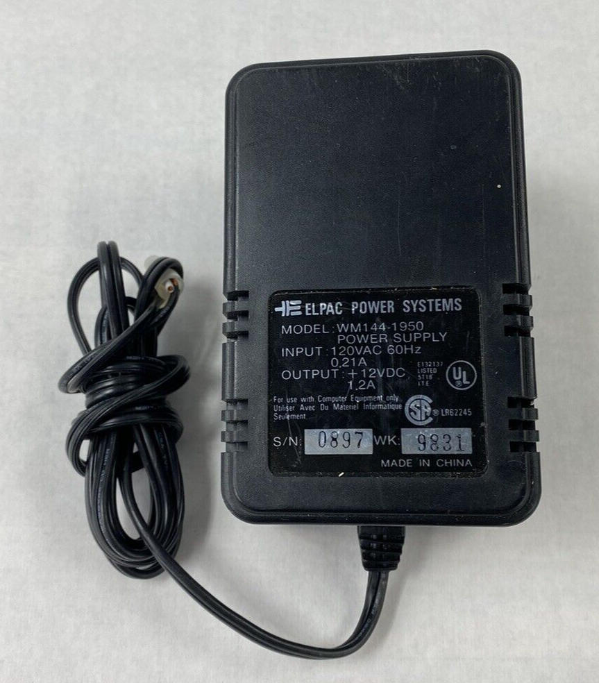 Elpac Power Systems WM144-1950 12vDC 1.2A Power Supply
