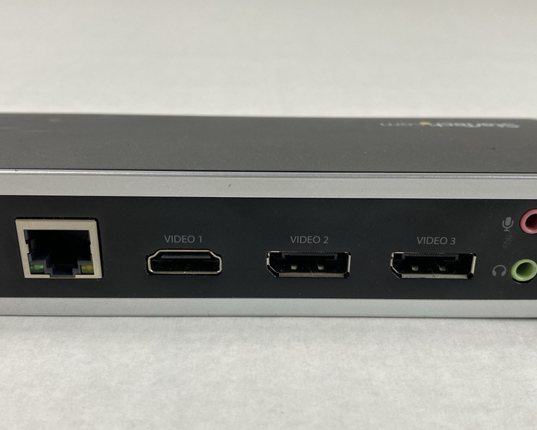 StarTech DK30CH2DEP Triple 4K Monitor USB-C Dock No AC Adapter Untested