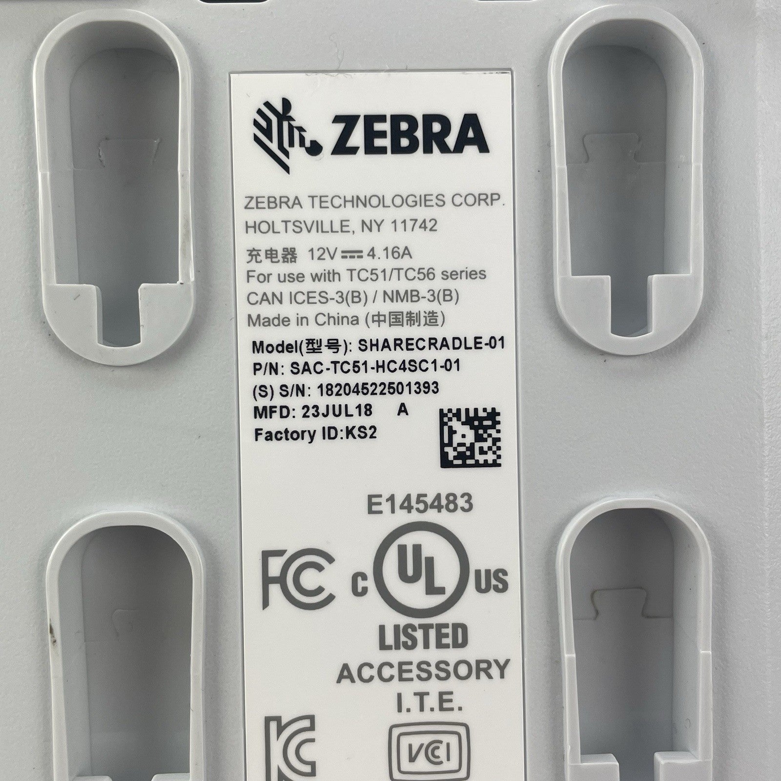Zebra SHARECRADLE-01 SAC-TC51-4SCHG1-01 4 Slot Battery Cradle Lot of 57