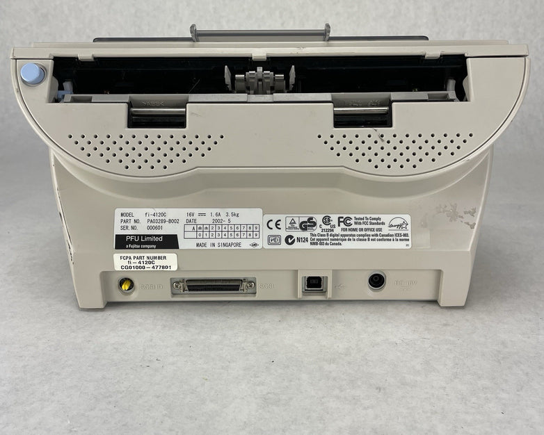 Fujitsu fi-4120c2 Color Duplex Document Scanner Untested Parts or Repair