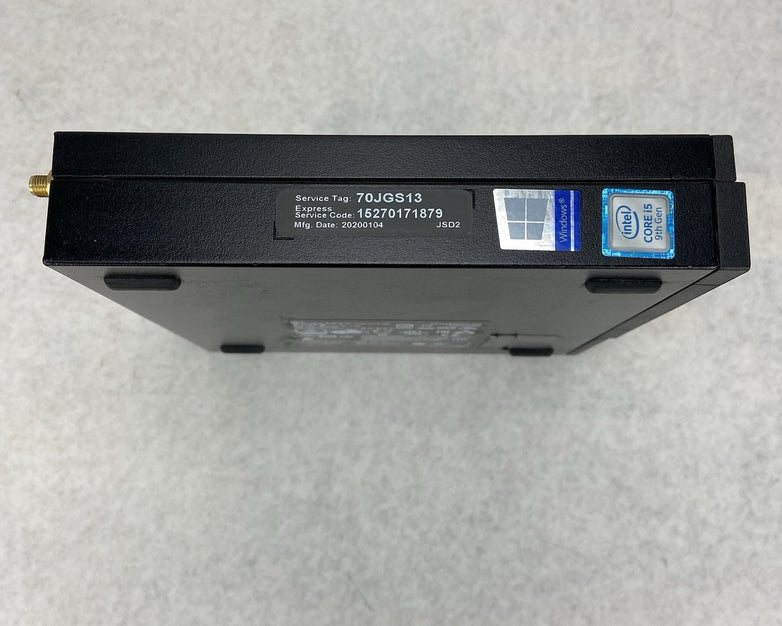 Dell Optiplex 3070 Micro Intel Core i5-9500T 2.2GHz 8GB RAM w/AC No HDD No OS