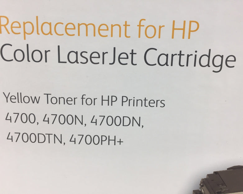 Xerox Replacement Yellow Toner Cartridge for HP 4700  Q5952A  13,100 page yield