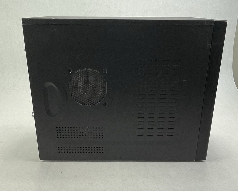 Retro Black mATX Computer Chasis w/ 285 Power Supply Barebones