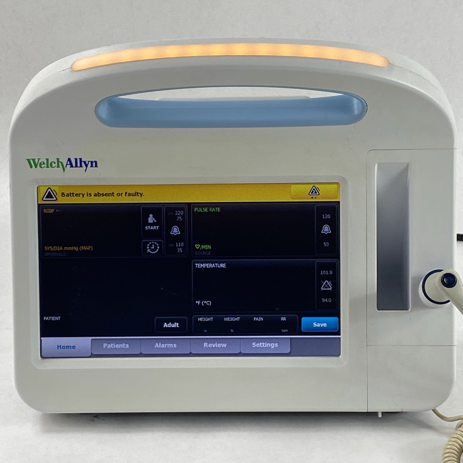 Welch Allyn 63XTXX Vital Sign Monitor 6000 Series No Battery READ1