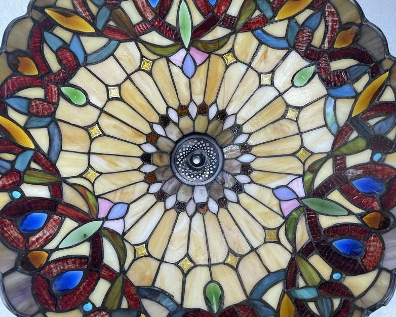 16” Tiffany Style Stained Glass Lamp Shade