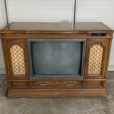 Zenith TV SB2777P 1985 Advanced System 3 Color Television Built in Speakers