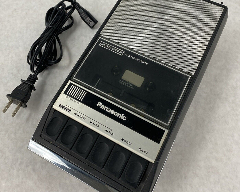 Panasonic RQ-309AS Cassette Tape Recorder Made in Japan FOR PARTS or REPAIR