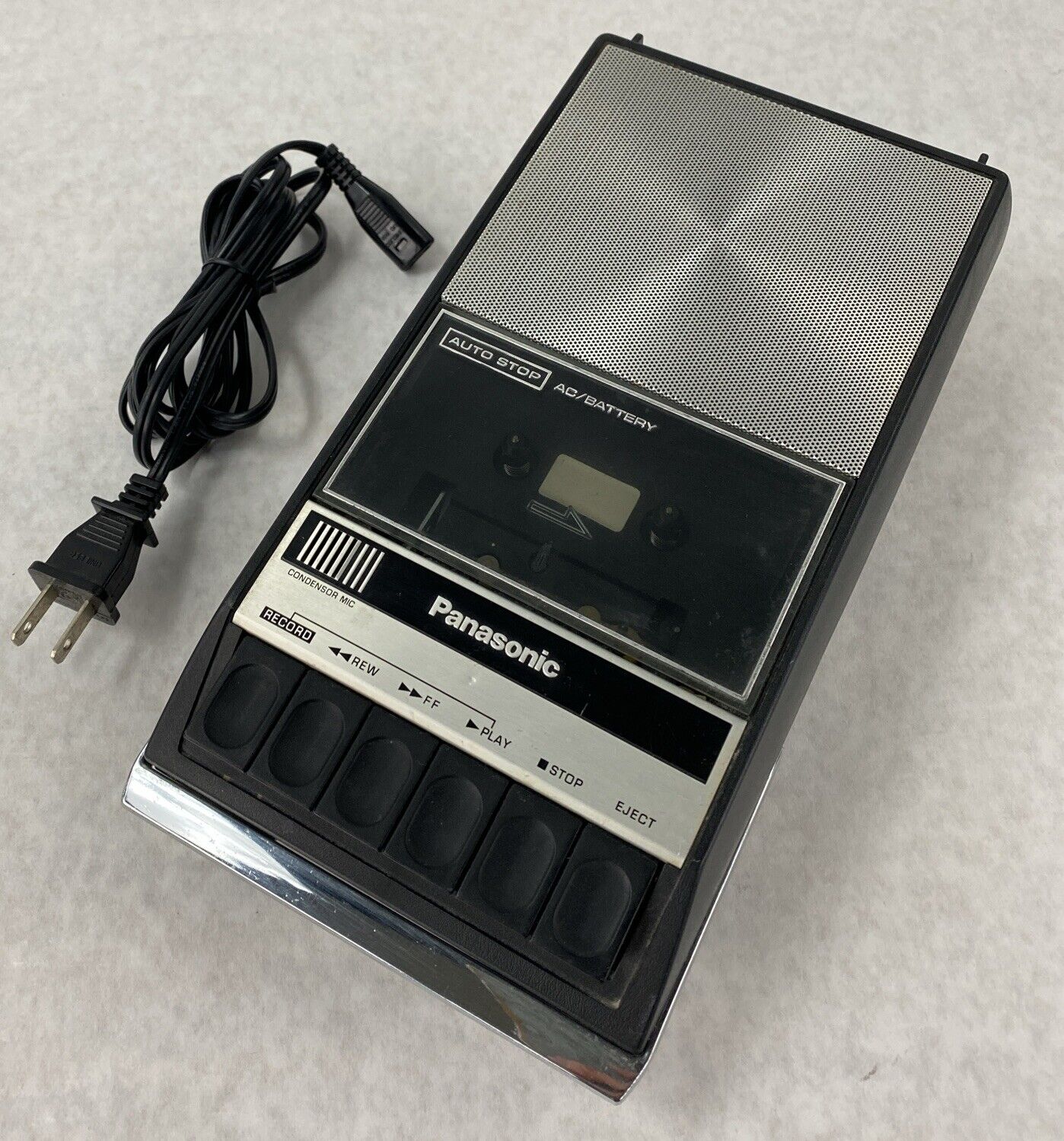 Panasonic RQ-309AS Cassette Tape Recorder Made in Japan FOR PARTS or REPAIR