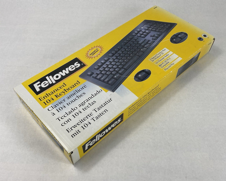 Fellowes 99900 Enhanced 104 Keyboard For Windows 95 - Open Box