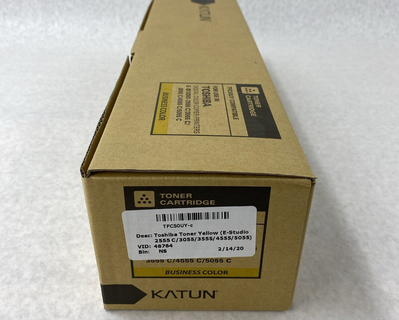 Katun TFC50UY Compatible Yellow Toner Cartridge For Toshiba E-Studio Printers