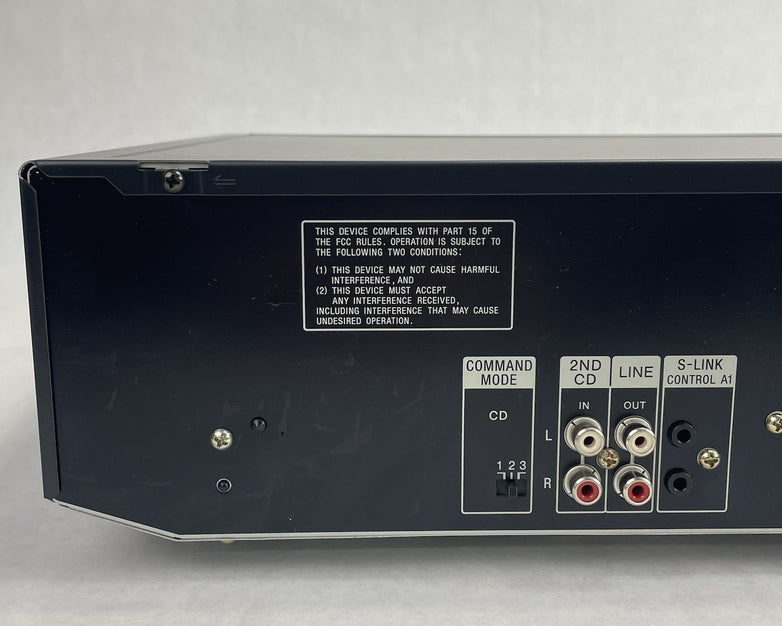 Sony CDP-415 5 DISK CD Player Tested No Remote