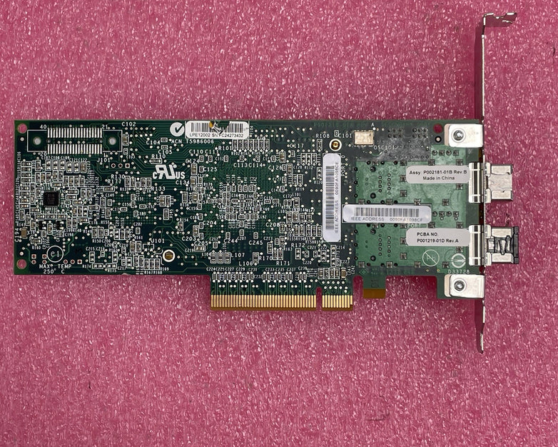 Emulex IBM P002181-01B LightPulse 8GB Dual Port PCI-E Fiber Channel Lot of 6