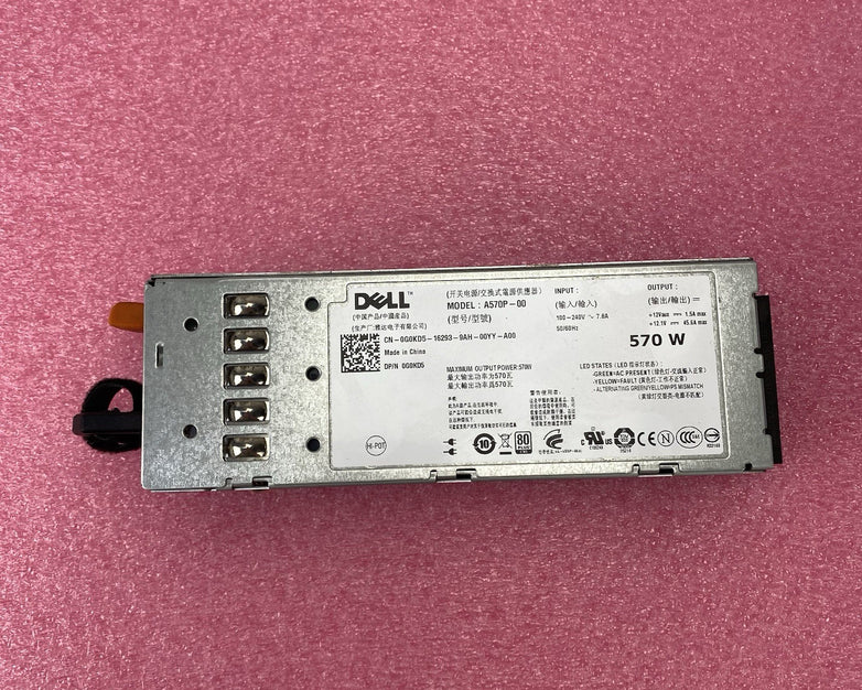 Dell A570P-00 570W Power Supply Lot of 2