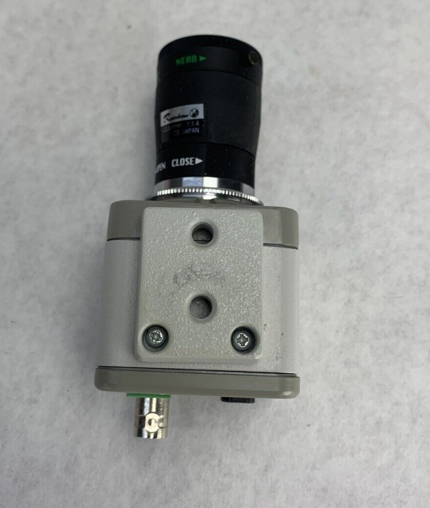 Sanyo 20D739S Color Camera with Rainbow L3.3-8mm Lens For Parts or Repair