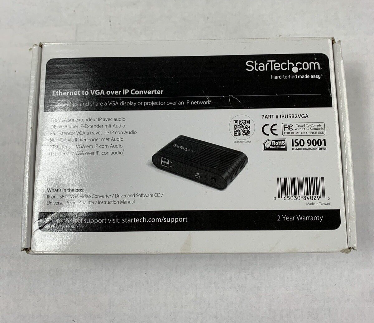 StarTech Ethernet to VGA over IP Converter