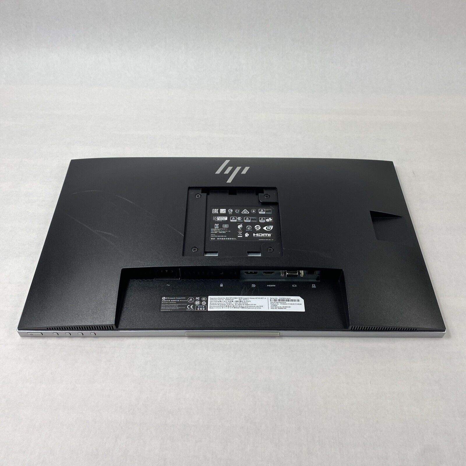 HP EliteDisplay E233 23" Monitor 1920 x 1080 LCD FHD USB3.0 HDMI DP VGA Grade B
