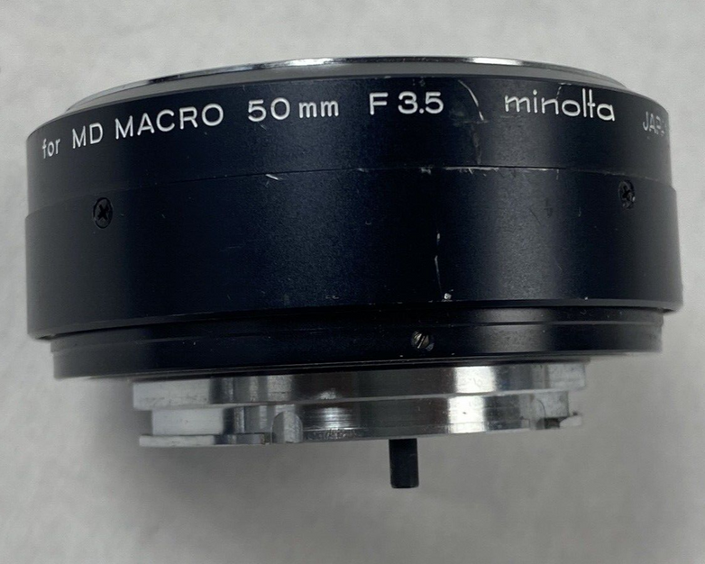 Minolta Lens Adapter for Minolta MD Macro 50mm F3.5 Lens