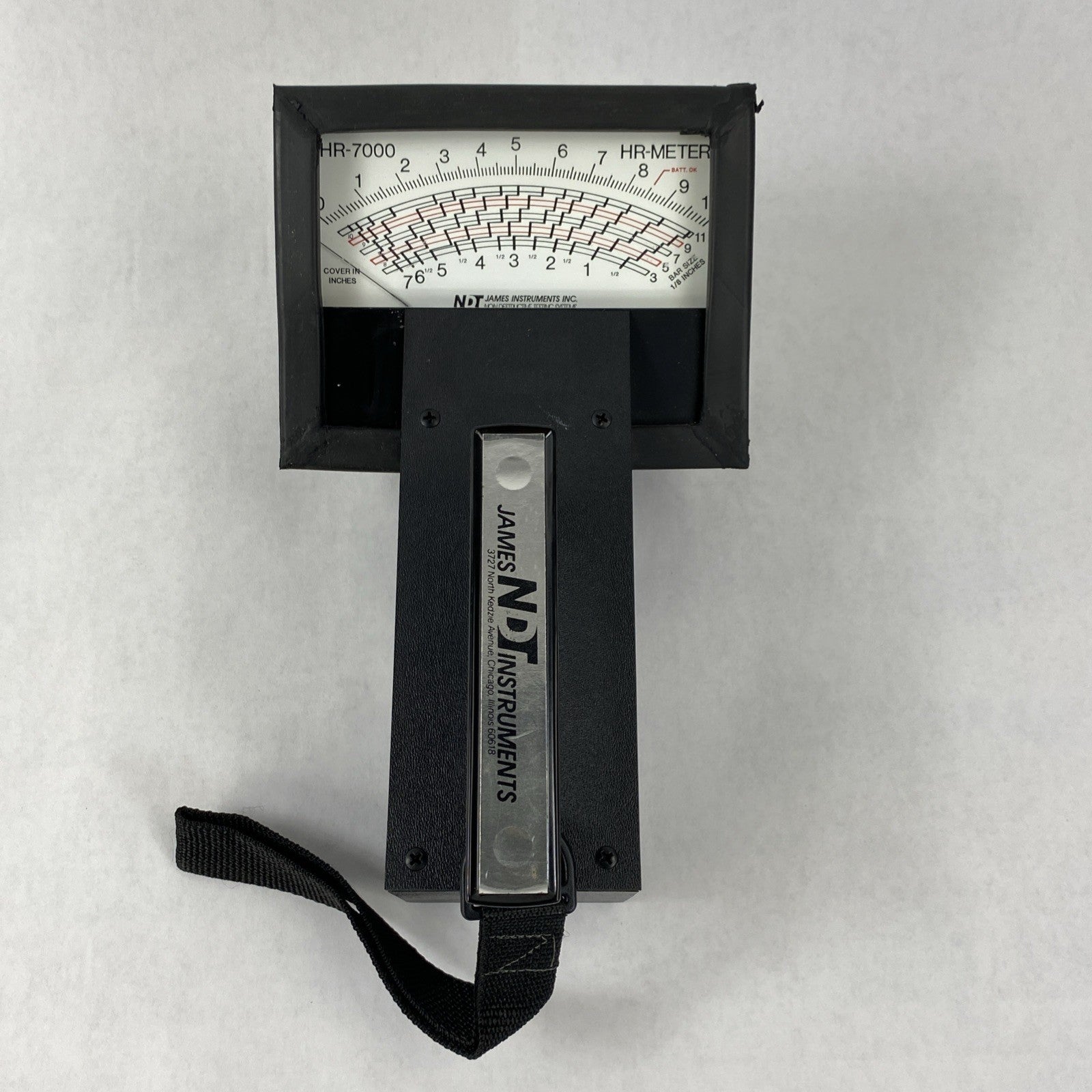 James NDT Instruments HR-7000 HR-Meter Legacy Handheld Rebar Locator3