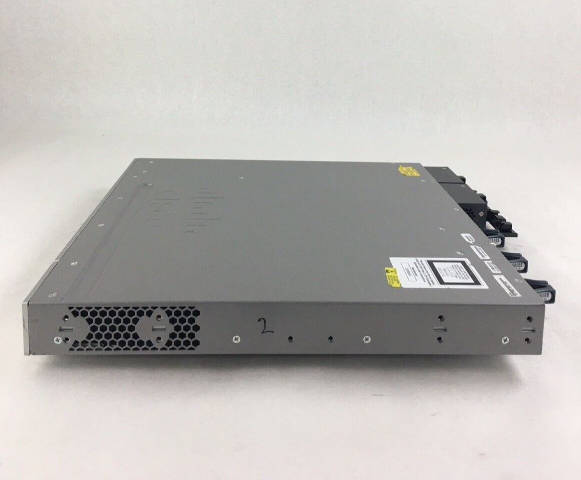 Cisco WS-C3850-48P-L 48-Port Gigabit Network Switch Tested and Reset