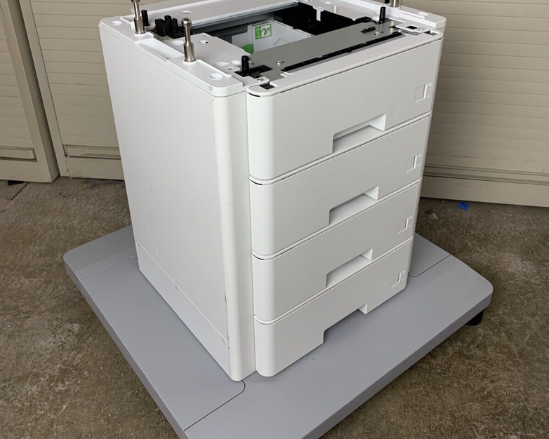 Brother TT-4000 Tower Tray Stabilizer w/Wheels and  x4 Trays 520 Page Untested