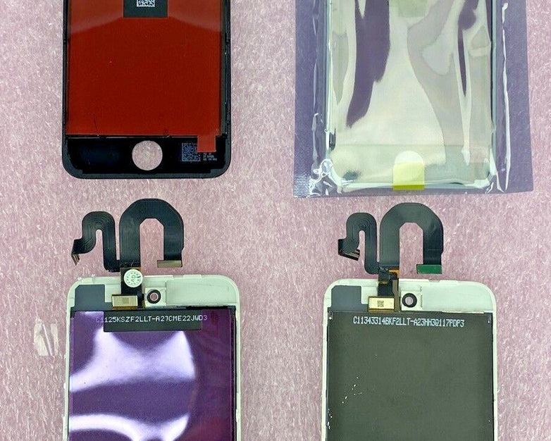 Mixed Lot of 4 Various Aftermarket iPod Touch Gen 5 Touchscreens SOLD AS IS