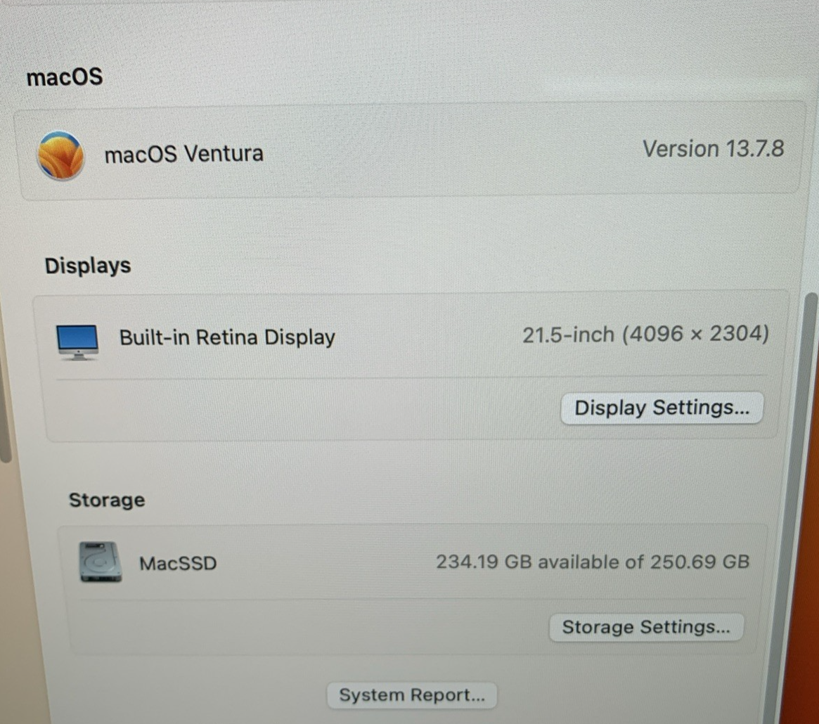 Apple iMac A2116 2019 Retina 4K 21.5" 3GHz i5 8GB RAM 250GB SSD - Screen Crack3