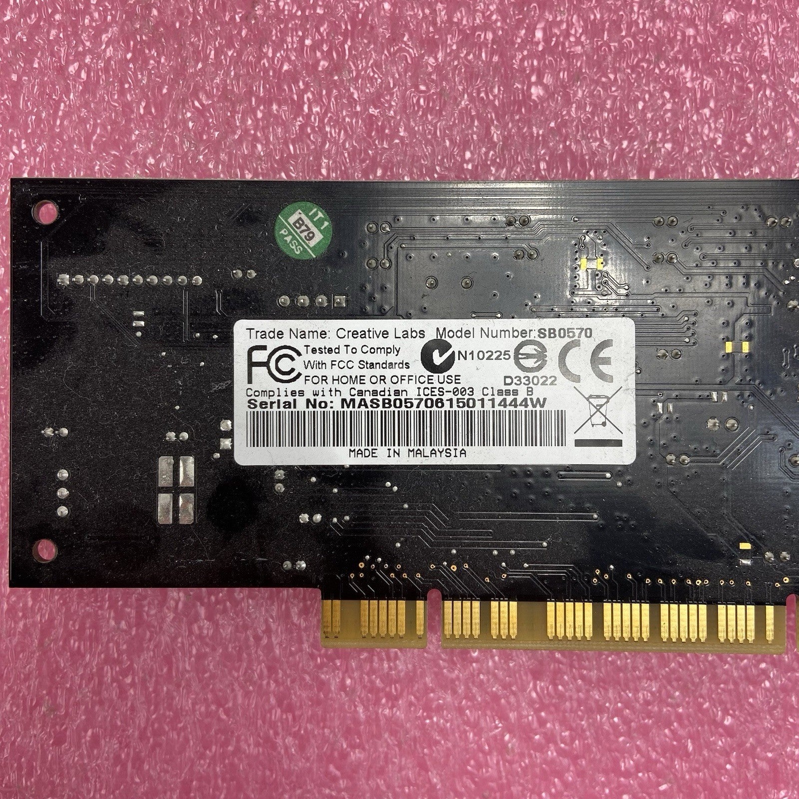 Creative Labs Sound Blaster SB0570 PCI Audio Card8