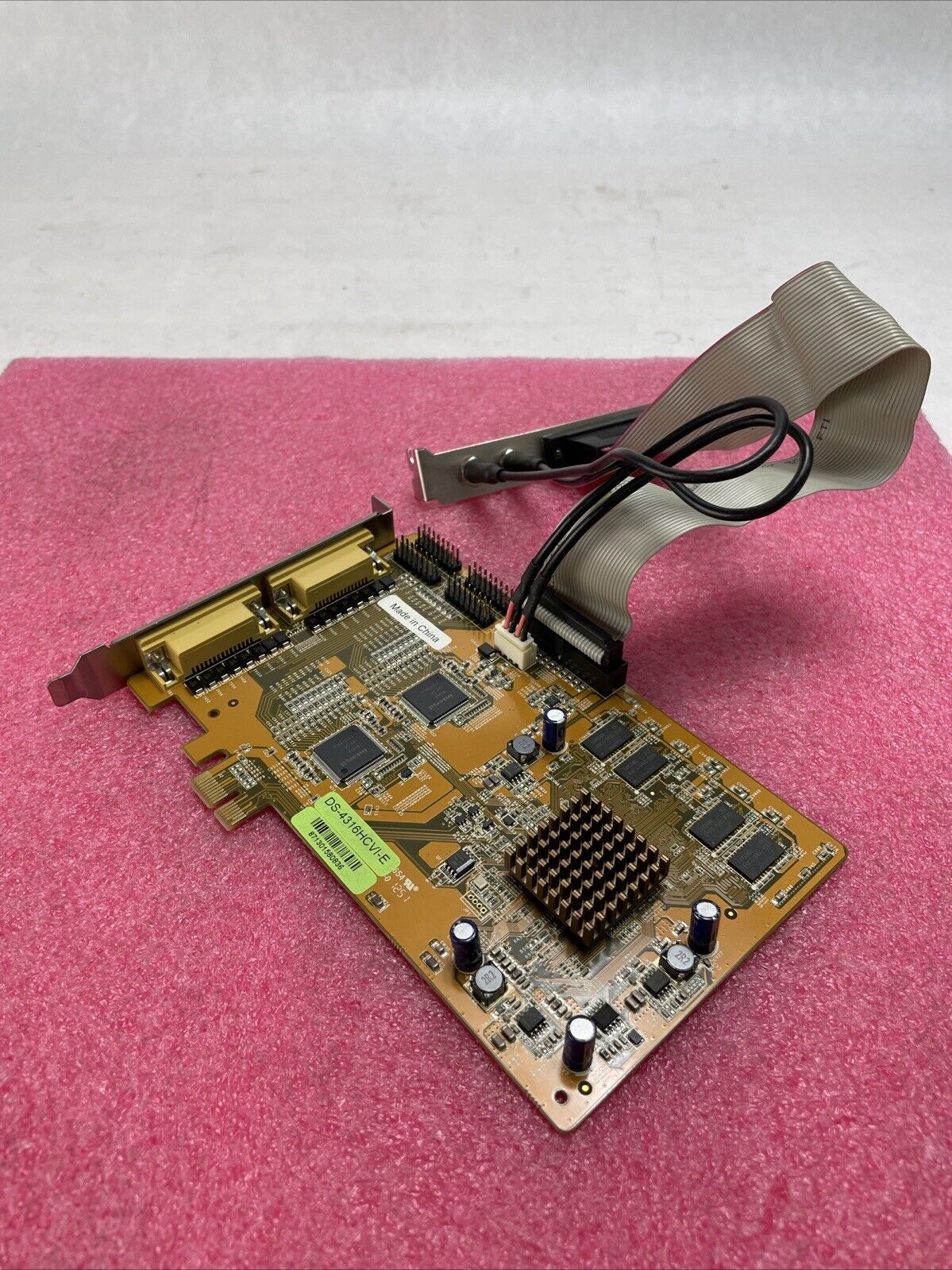 New Hikvision DS-4316HCVI-E 16-Channel Video Audio Capture PCIe DVR NV