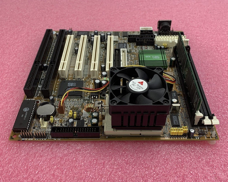 Azza PT-5SMT Motherboard AMD K6-2 450MHz 32MB RAM No Shield