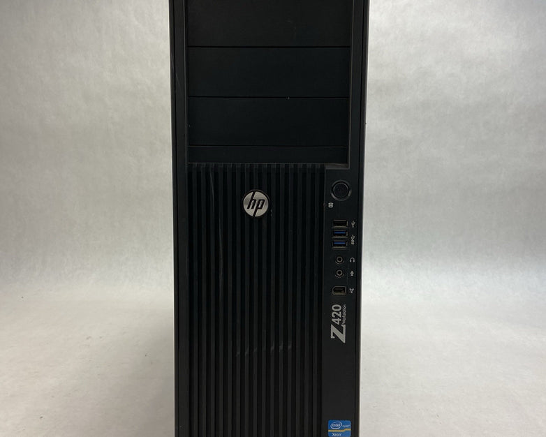 HP Z420 Workstation MT Intel Xeon E5-1620 3.6GHz 8GB RAM No HDDOS GeForce G3-63
