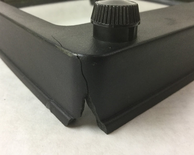 Glass Cover Only for GE Auxiliary Relays, (Lot of 2)Frame Cracked