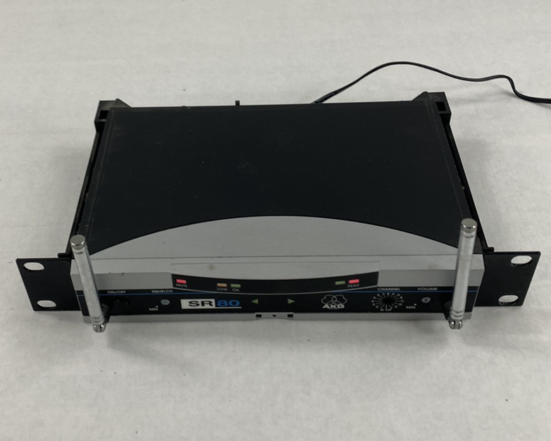 AKG SR80 Wireless Receiver No AC Adapter Power Tested