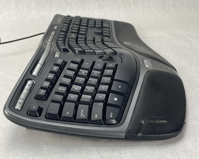 Microsoft 4000 V1.0 KU-0462 1048 Natural Ergonomic Keyboard USB Tested