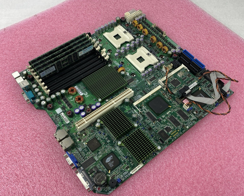 Supermicro X6DHR-X8G Motherboard 4GB RAM No CPU No Shield
