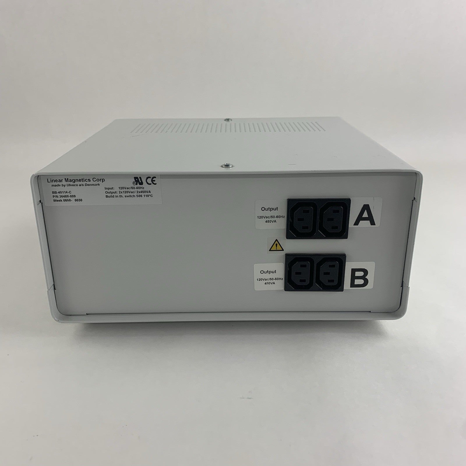 Quinton Q-Stress Ulveco Linear Magnetics 36488-009 Power Supply BB-40114-C1