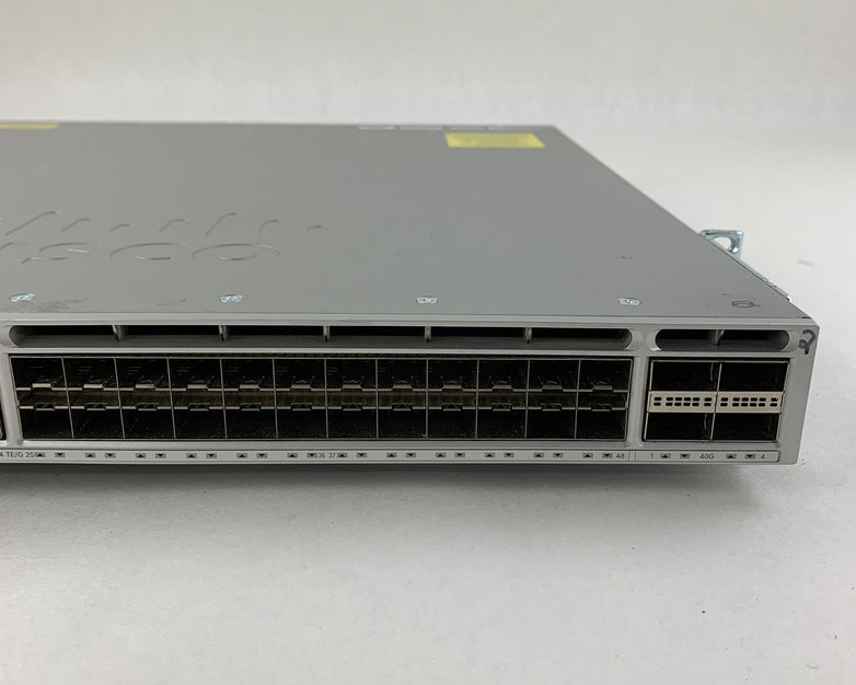 Cisco WS-C3850-48XS-E 48 Port 10G SFP+ Fiber Switch Tested Reset