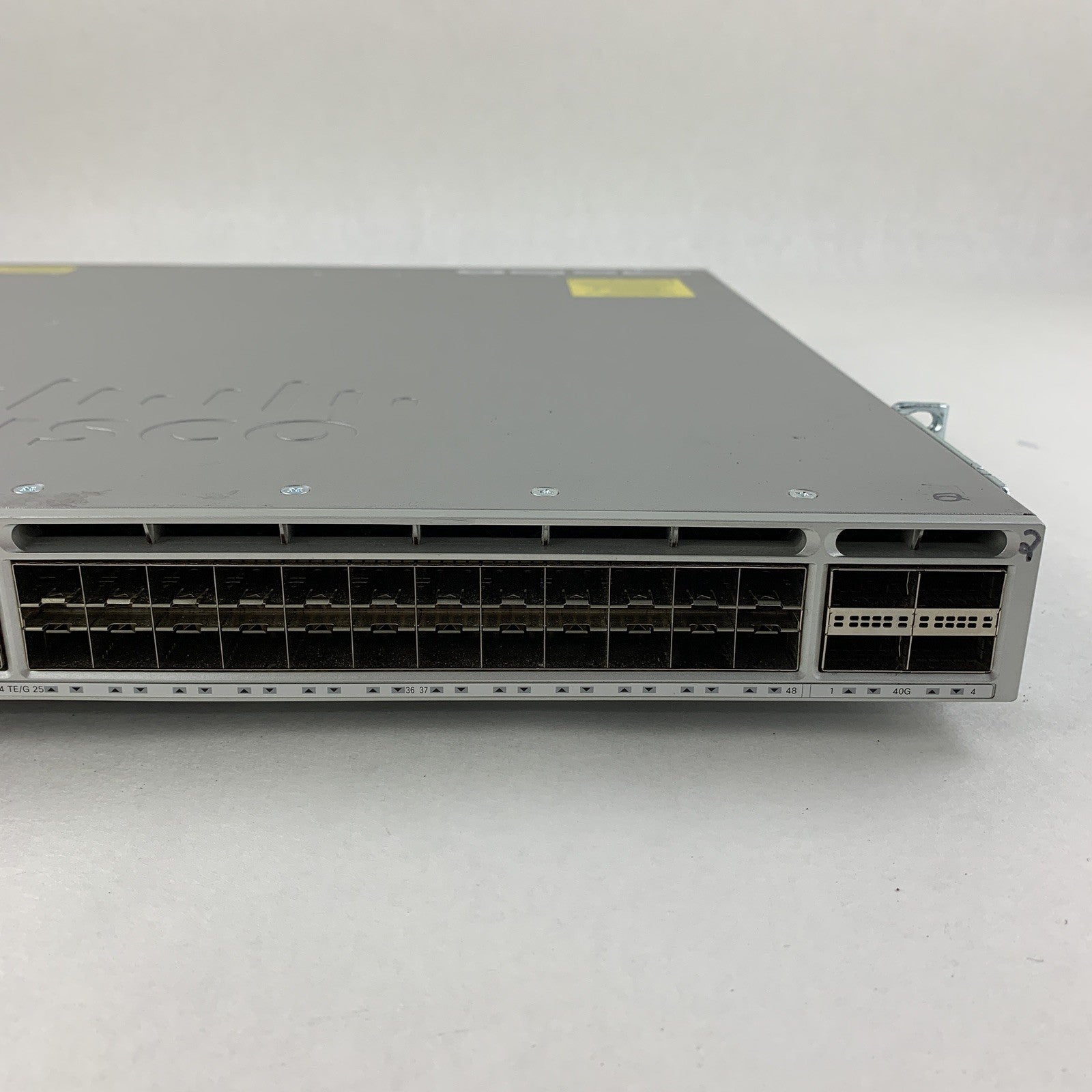 Cisco WS-C3850-48XS-E 48 Port 10G SFP+ Fiber Switch Tested Reset