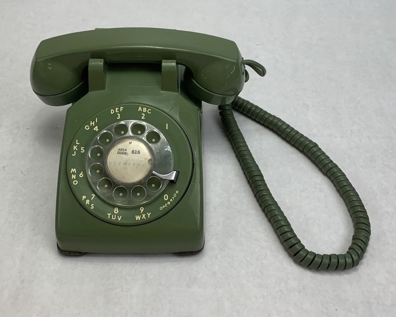 Western Electric 500 Vintage Rotary Telephone Green