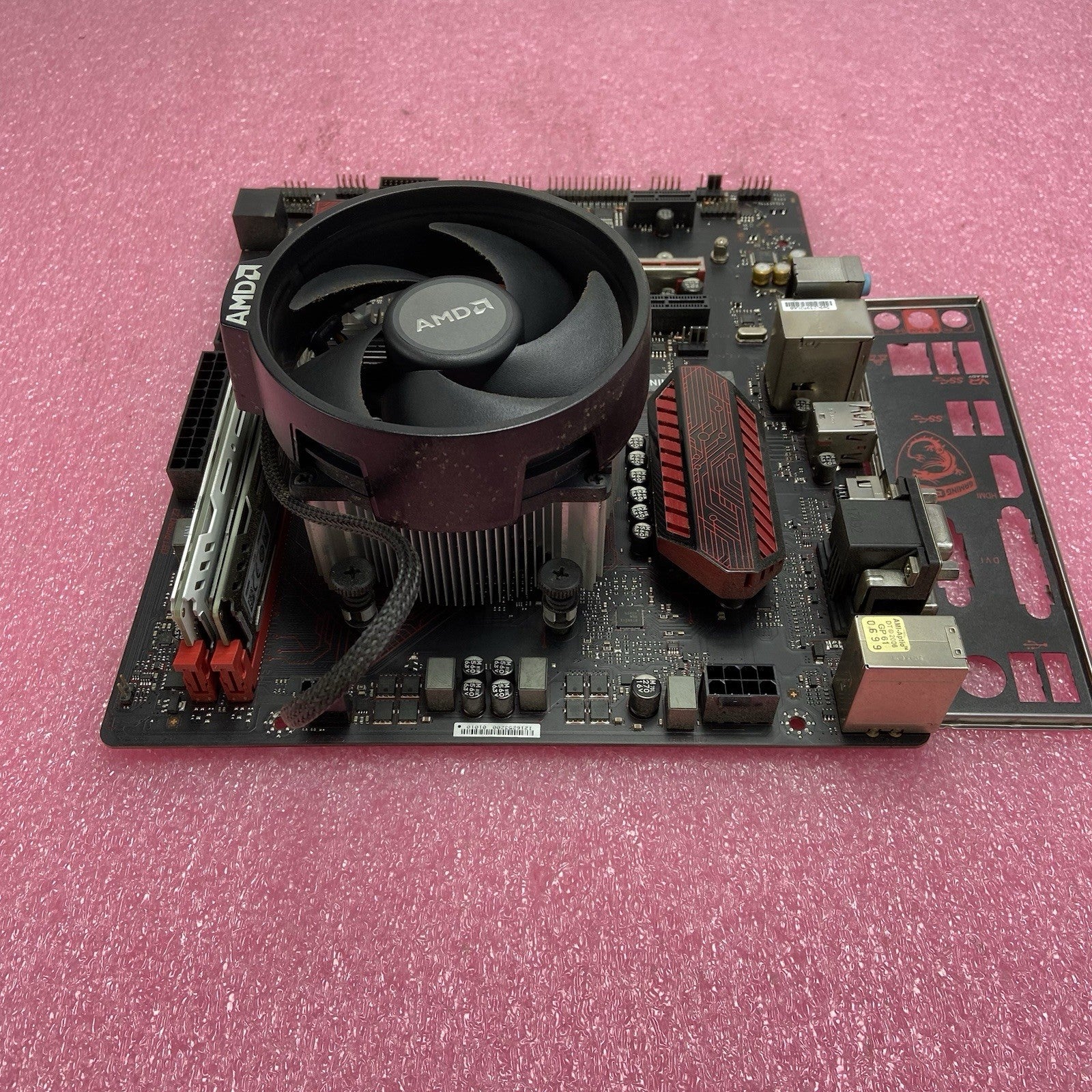 MSI MS-B350M Gaming Pro Motherboard AMD Ryzen 5 1600 3.2GHz 16GB RAM w/IO Shield3