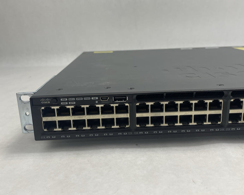Cisco WS-C3650-48PS-S V05  Tested & Reset 1X PSU