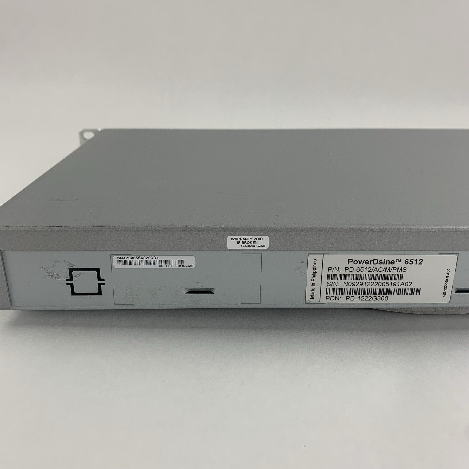 PowerDsine 6512 PD-6512/AC/M/PMS 12 Port 10/100 Managed Switch Missing Faceplate7