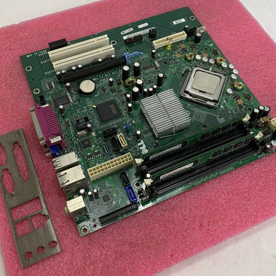 Dell OGM819 Motherboard Intel Core 2 Duo E8300 2.83GHz 2GB RAM w/ Shield