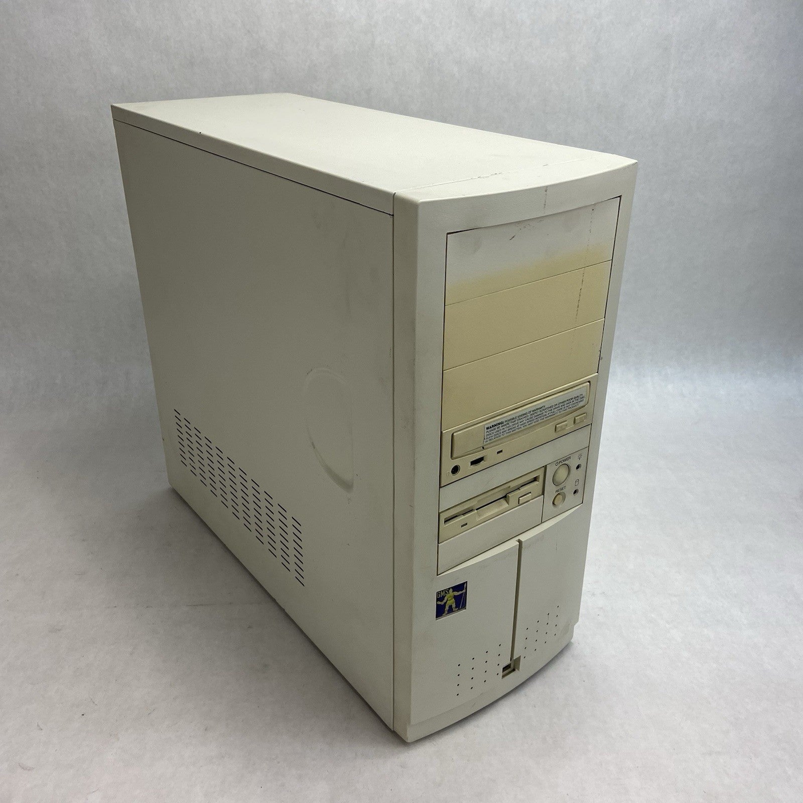 Vintage Enlight EN-7237 Beige Mid Tower Computer Case AGI HP-P3507F5 350W PSU0