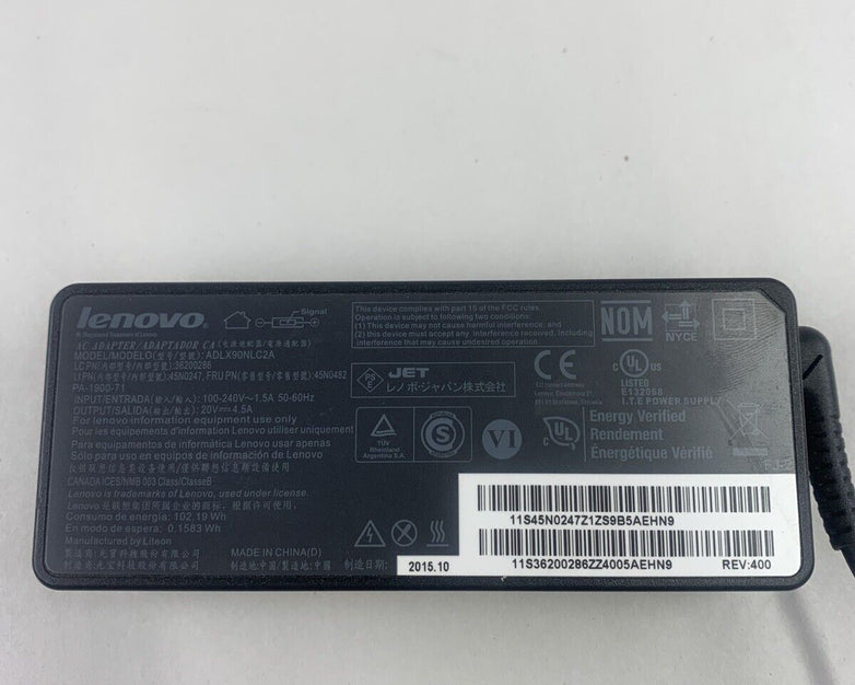 Mixed Lot of 4 Lenovo ADLX90NCC2A ADLX90NLC2A ADLX90NDC3A AC Adapter
