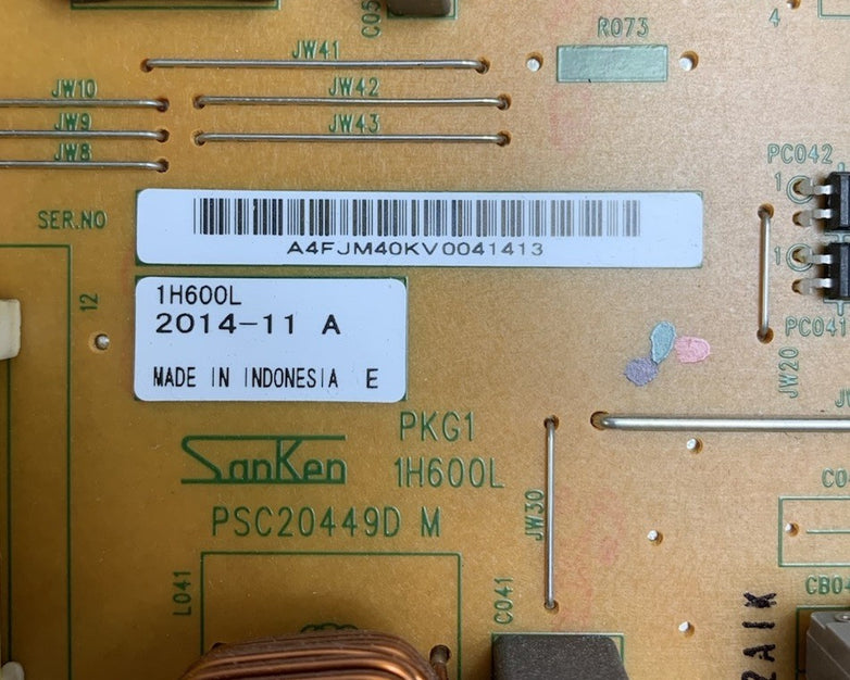 Konica Minolta 2014-11 A 1H600L Power Supply Board for 454e