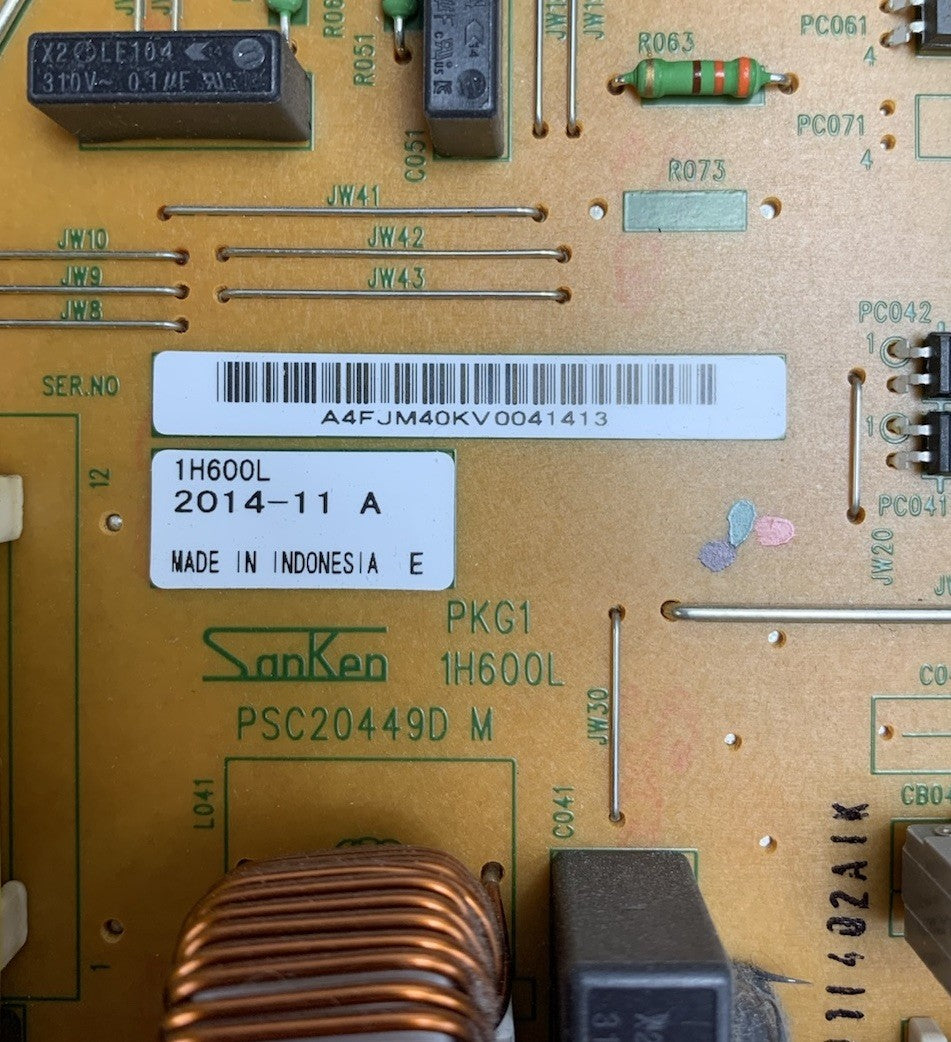 Konica Minolta 2014-11 A 1H600L Power Supply Board for 454e6