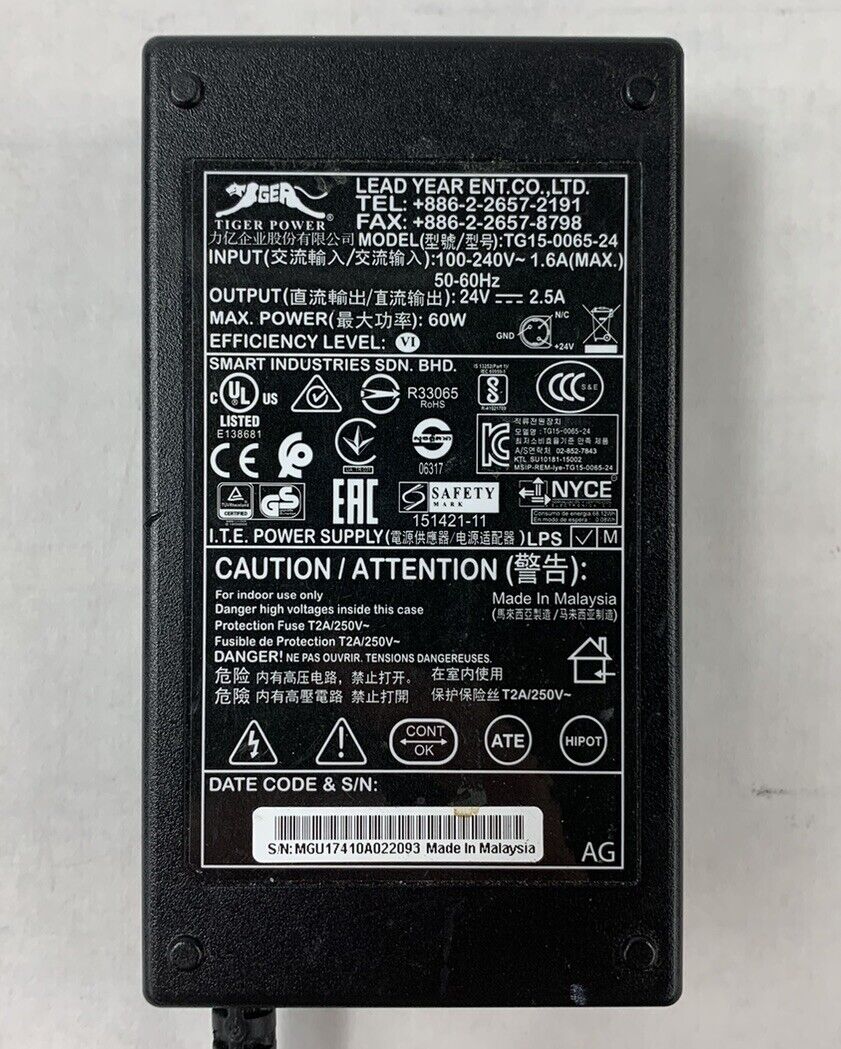 Tiger TG15-0065-24 Power Supply (Lot of 2)