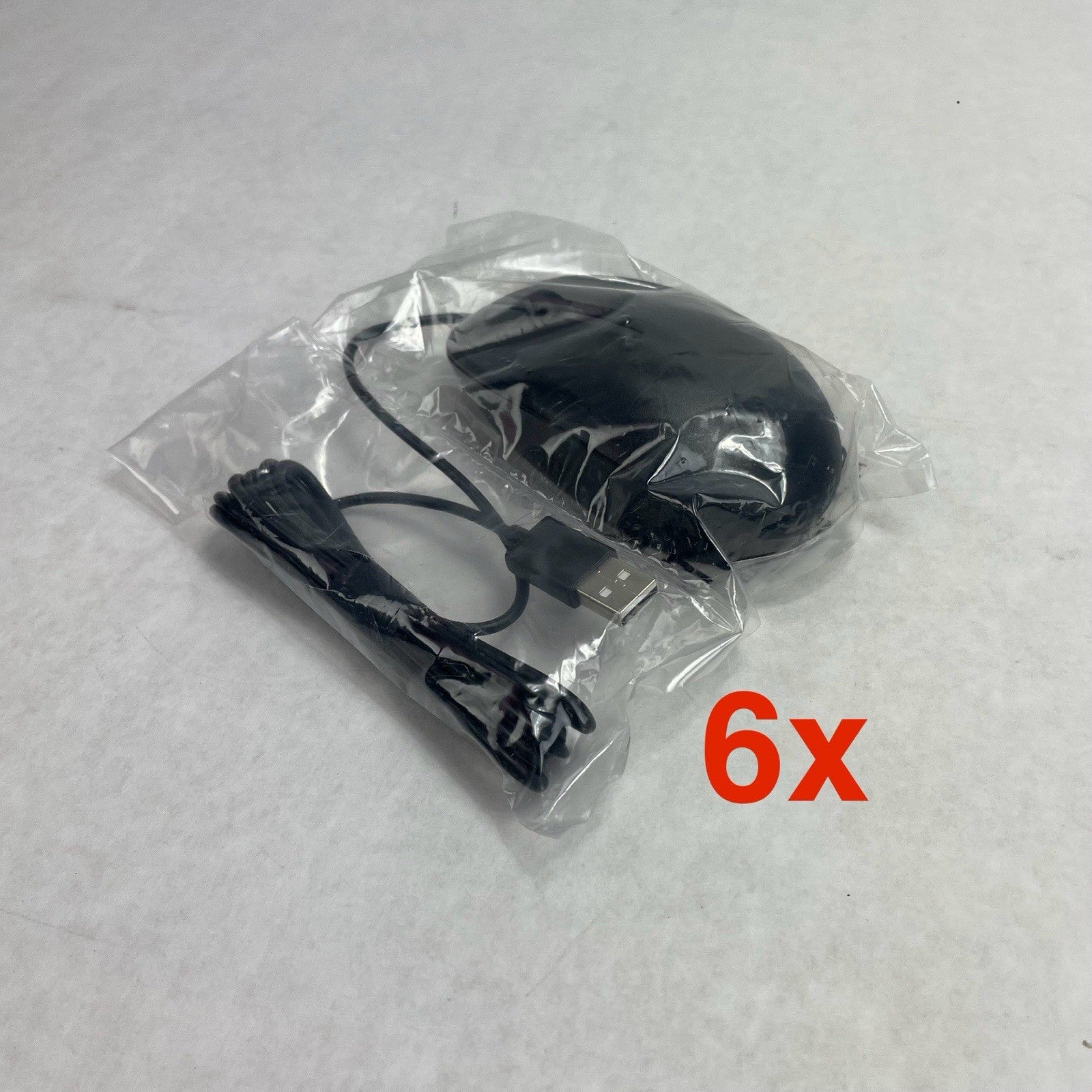 HP 125 USB Wired Desktop Mouse Lot of 6