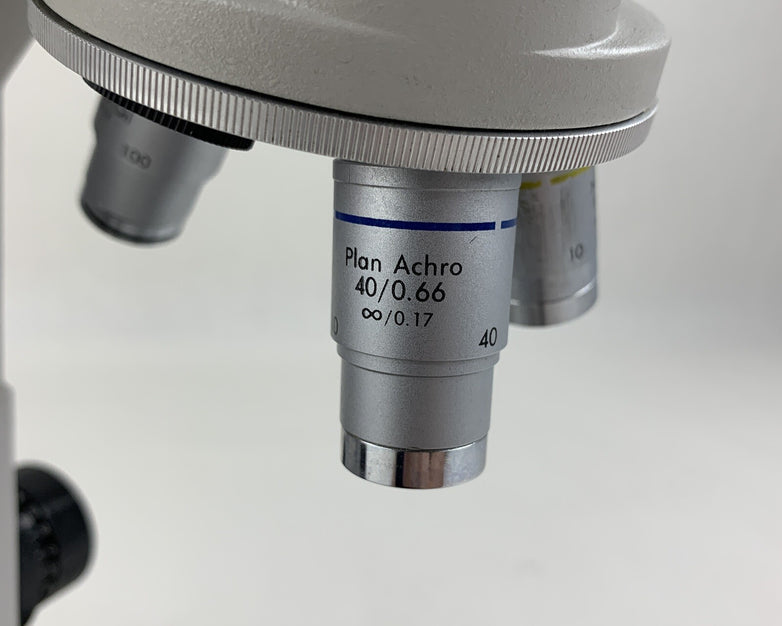 Reichert Microstar IV 410 Lab Microscope 10/.25 40/0.66 100/1.25 Oil No Bulb