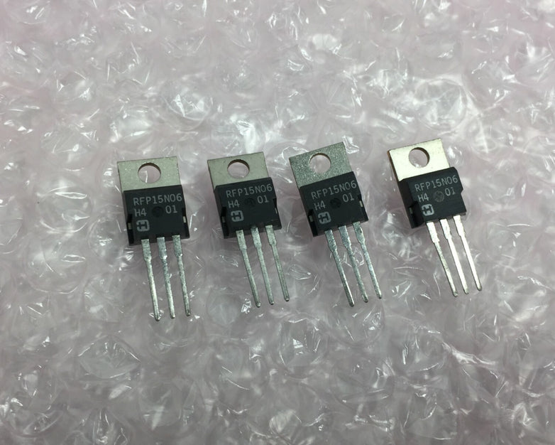 Harris RFP15N06 MOSFET Transistors   Lot of 4   NOS